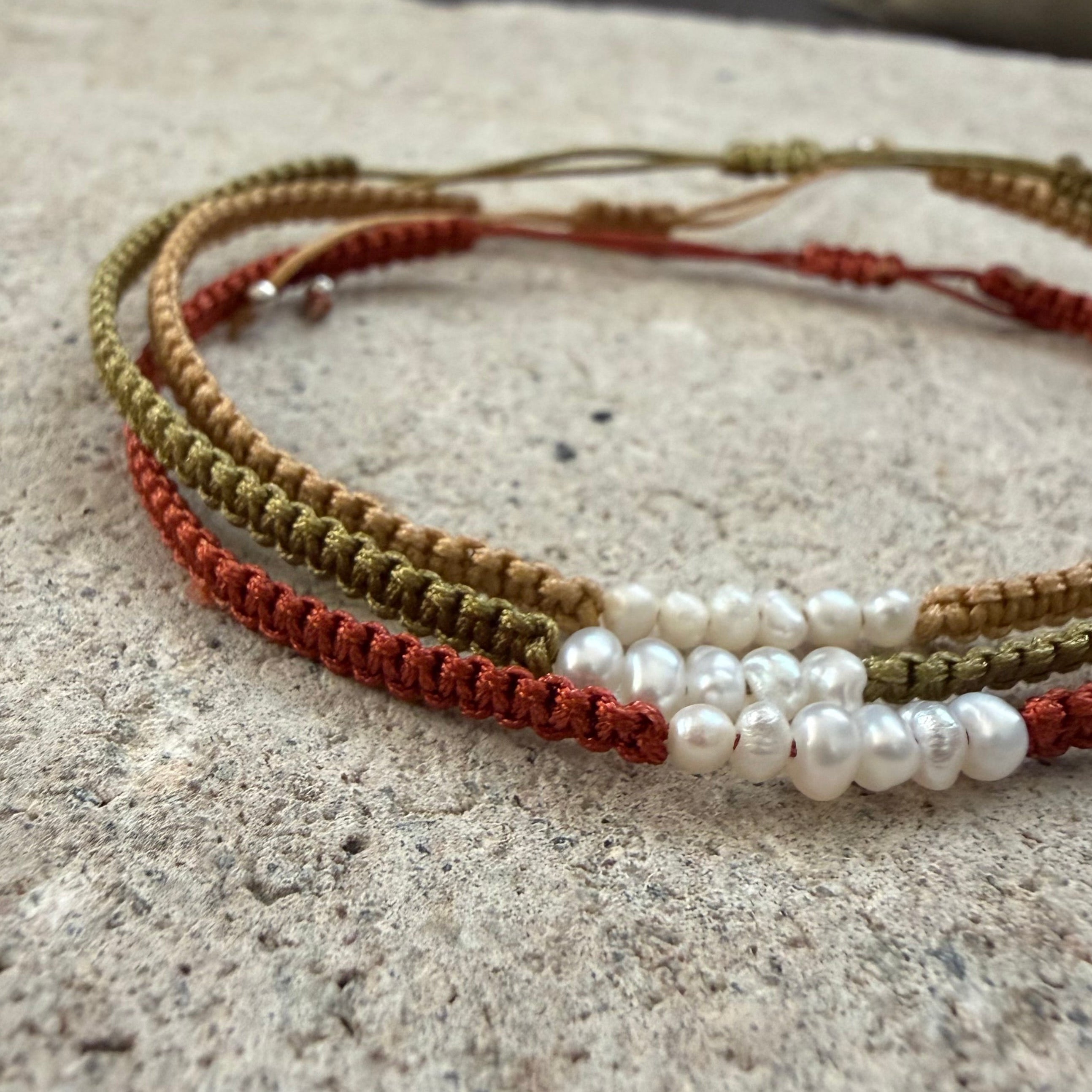grass bracelet set