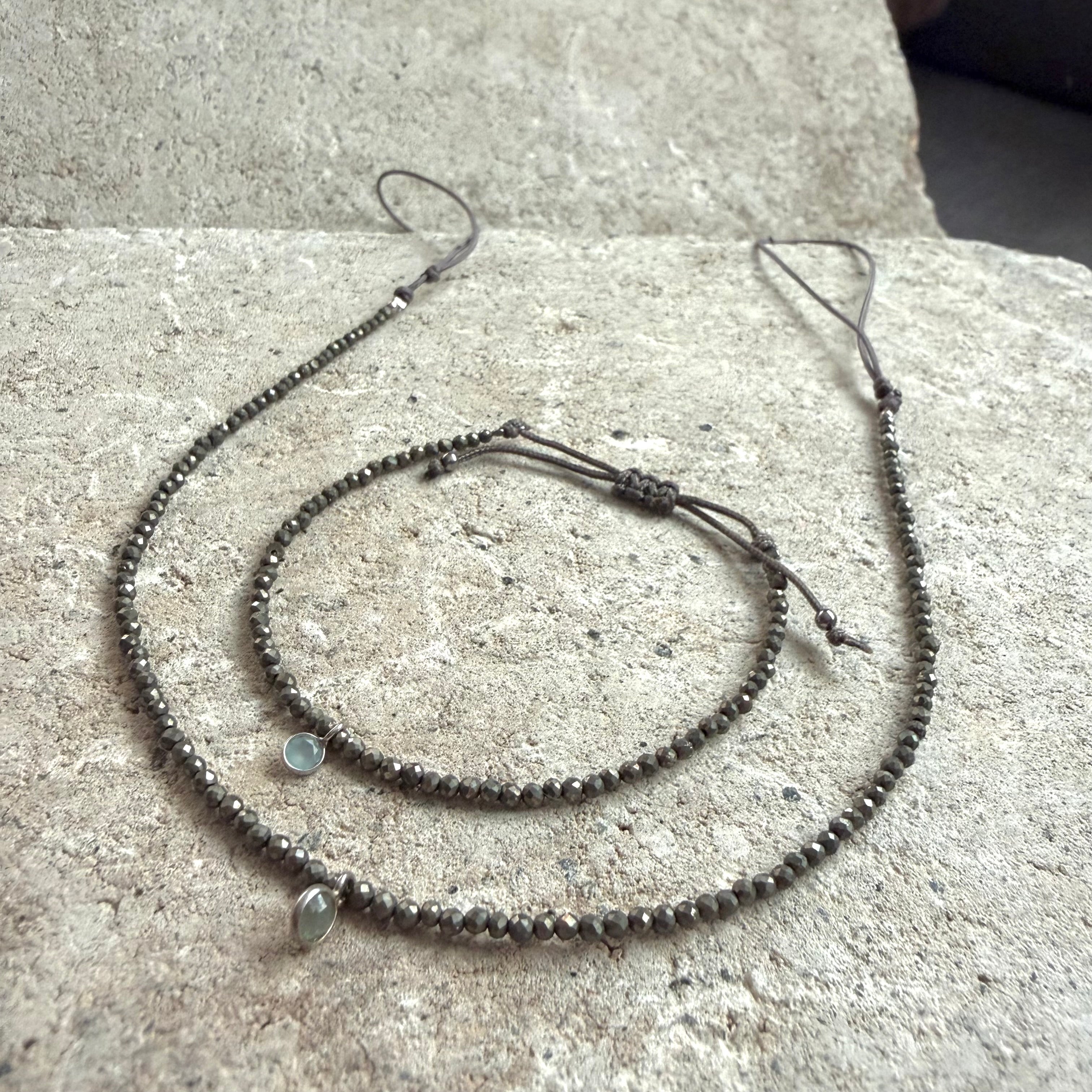 atmos set bracelet&necklace