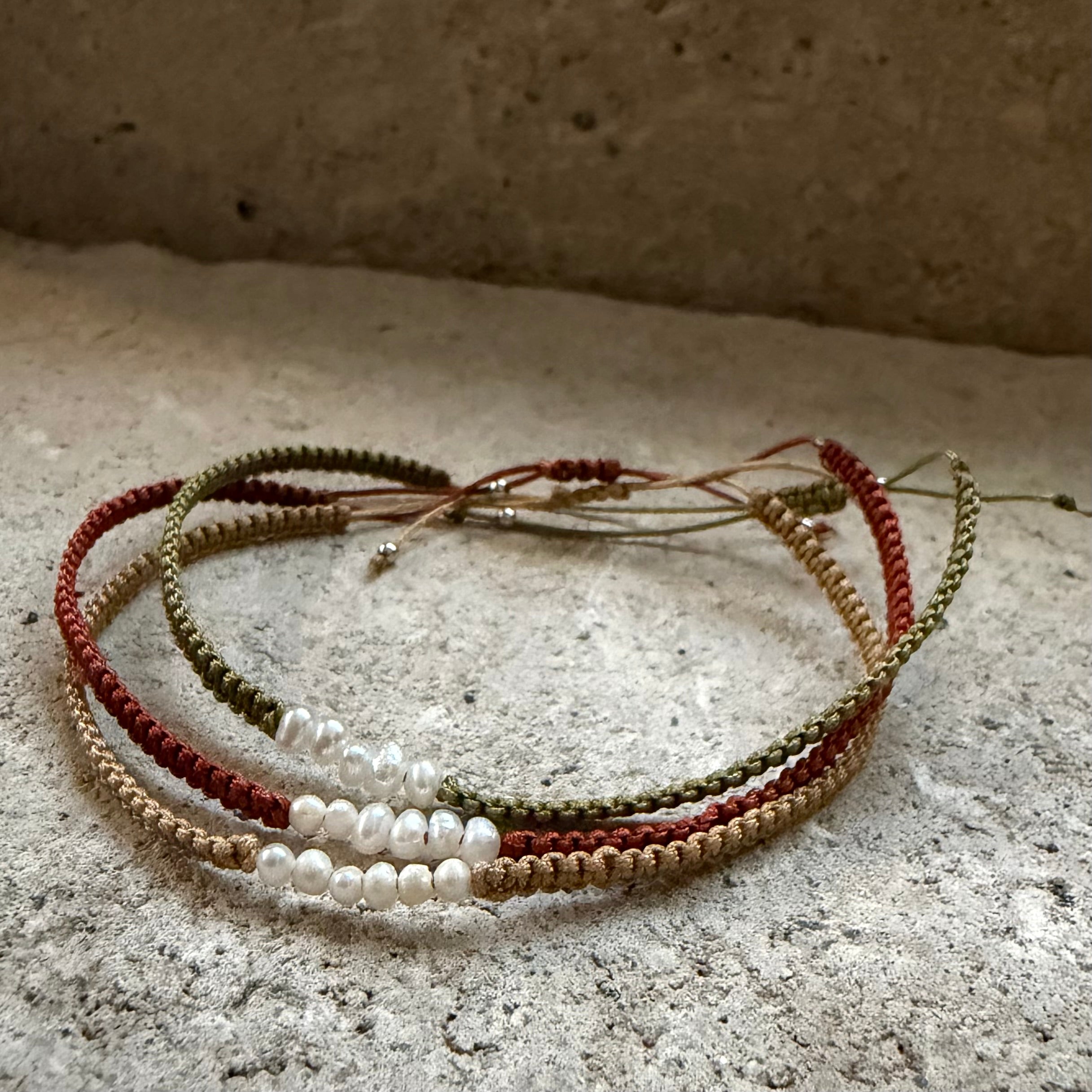 grass bracelet set